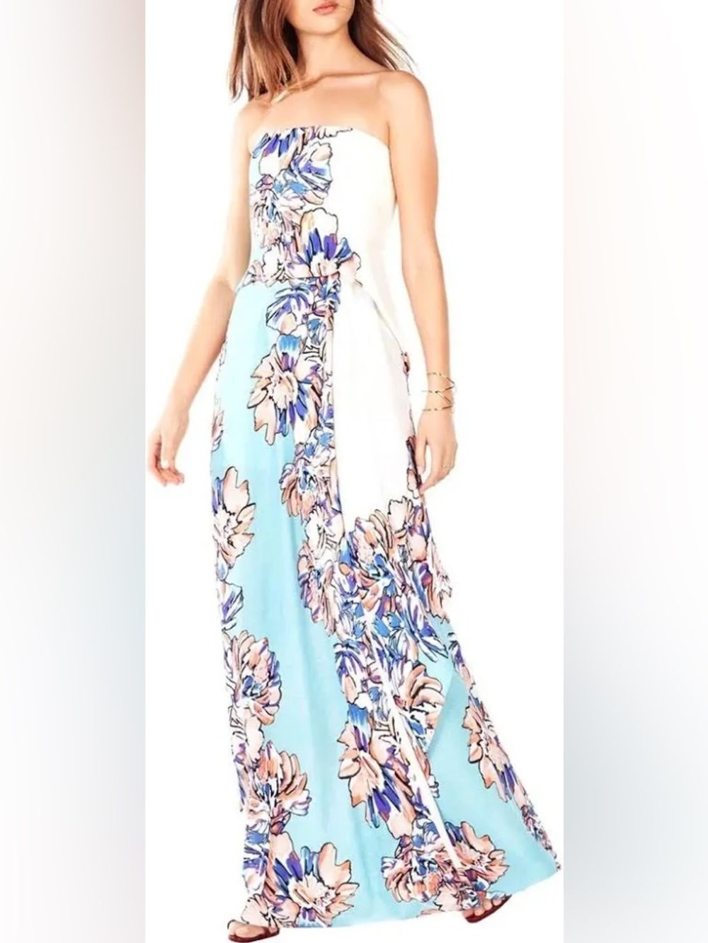 BCBGMaxAzria Grace Strapless Gown